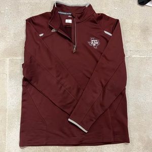 Adidas Texas A&M Climalite quarter zip
